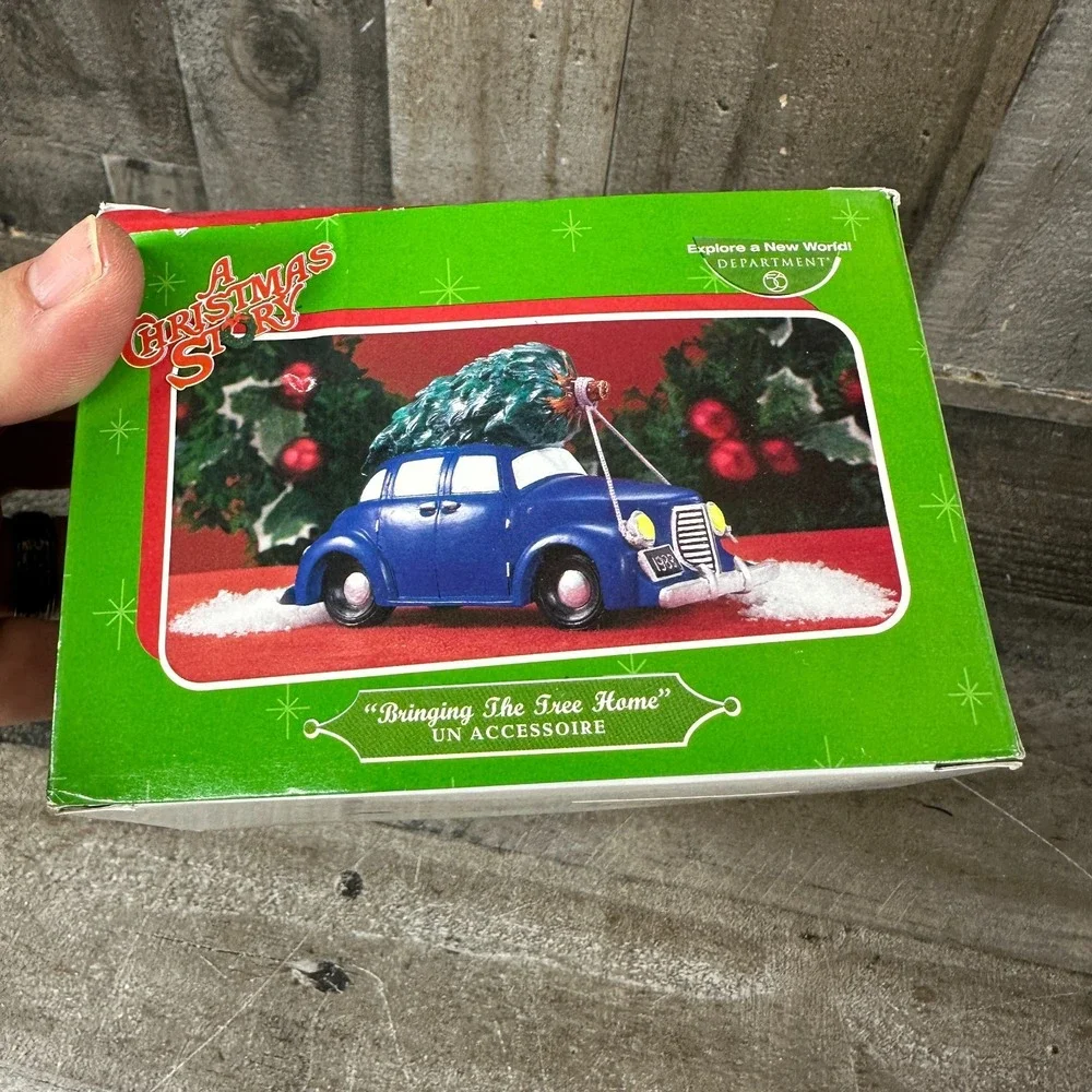 Dept 56 A Christmas Story ~ Bringing the Tree Home Figurine 2006 Retired in Box